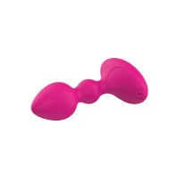 Pink Elephant Lil Rumble Rechargeable Vibe with Remote - Pink