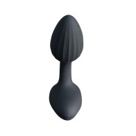 Vibrador Recargable Pink Elephant Dreamer con Control Remoto - Negro