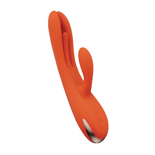 Terri App Controlled Kinky Rabbit Vibrator Orange