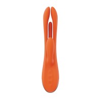 Terri App Controlled Kinky Rabbit Vibrator Orange