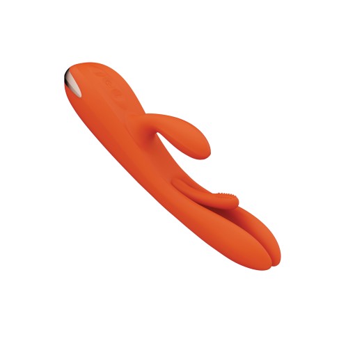 Terri App Controlled Kinky Rabbit Vibrator Orange