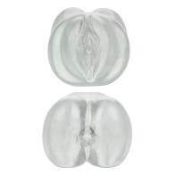 Masturbador Apretado para Vagina y Ano - Transparente