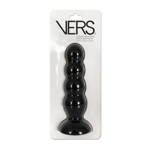 VERS Liquid Silicone Suction Plug Black