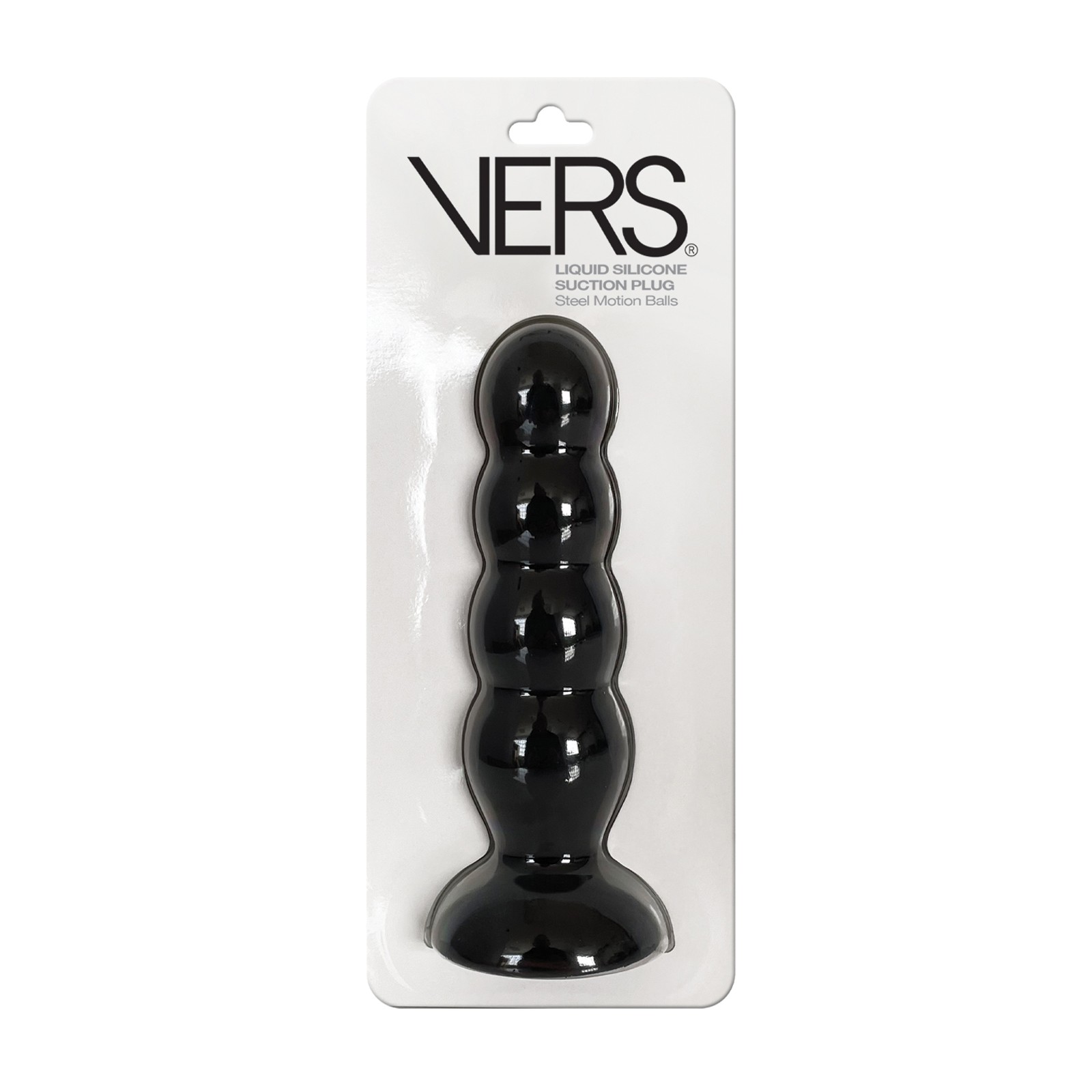 VERS Liquid Silicone Suction Plug Black