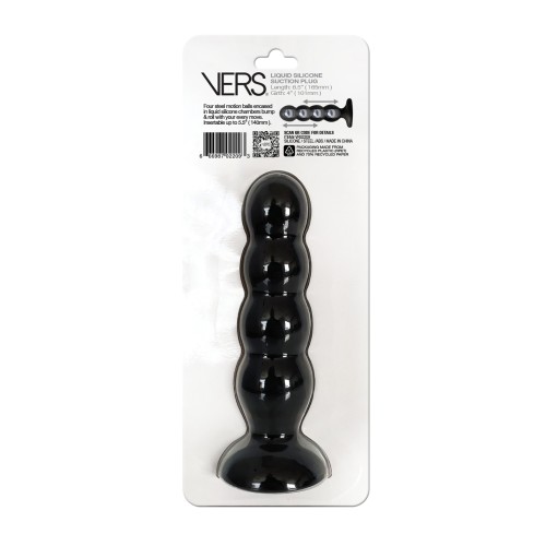 VERS Liquid Silicone Suction Plug Black