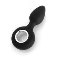 Vibrador Anal de Silicona Recargable VERS Negro