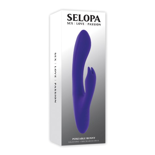 Vibrador Conejo Selopa Poseable - Indulgencia Vibrante