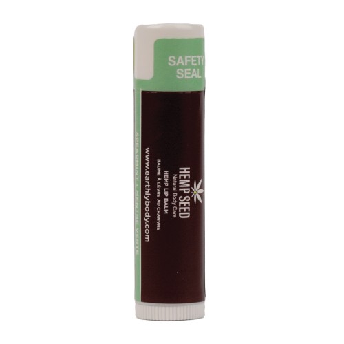 Earthly Body Spearmint Hemp Seed Lip Balm for Soft Lips