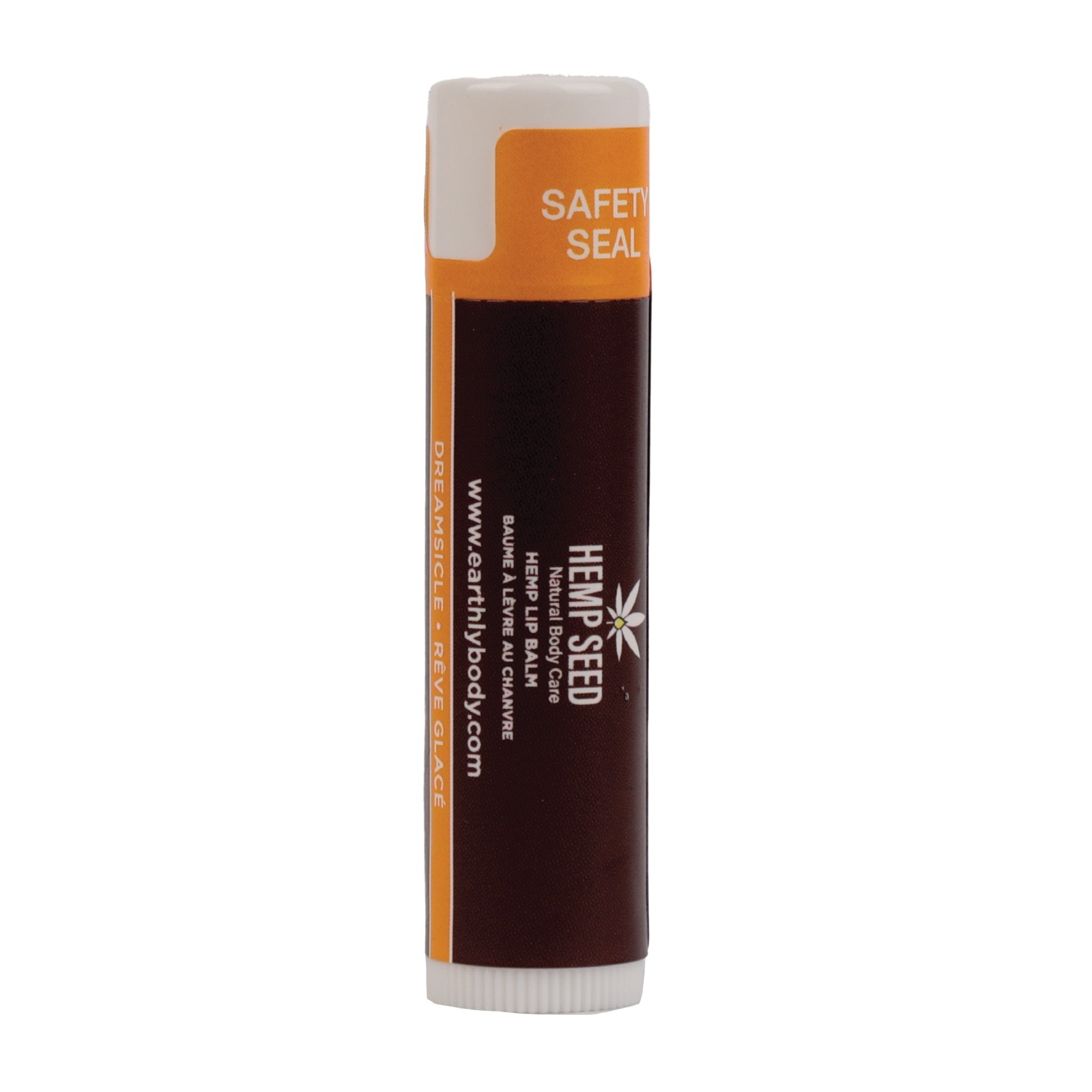 Earthly Body Hemp Seed Lip Balm Stick Dreamsicle