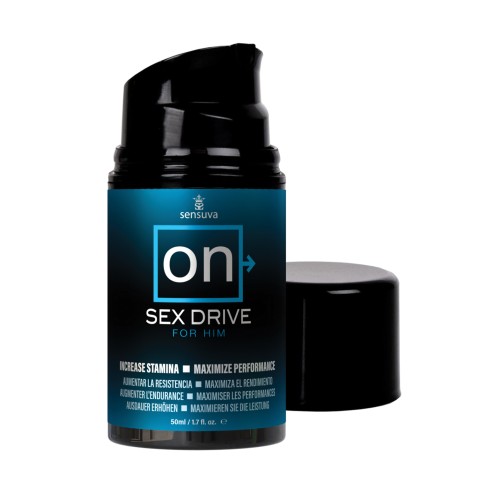 ON para Él Crema para Aumentar el Deseo Sexual - Botella de 1.7 oz