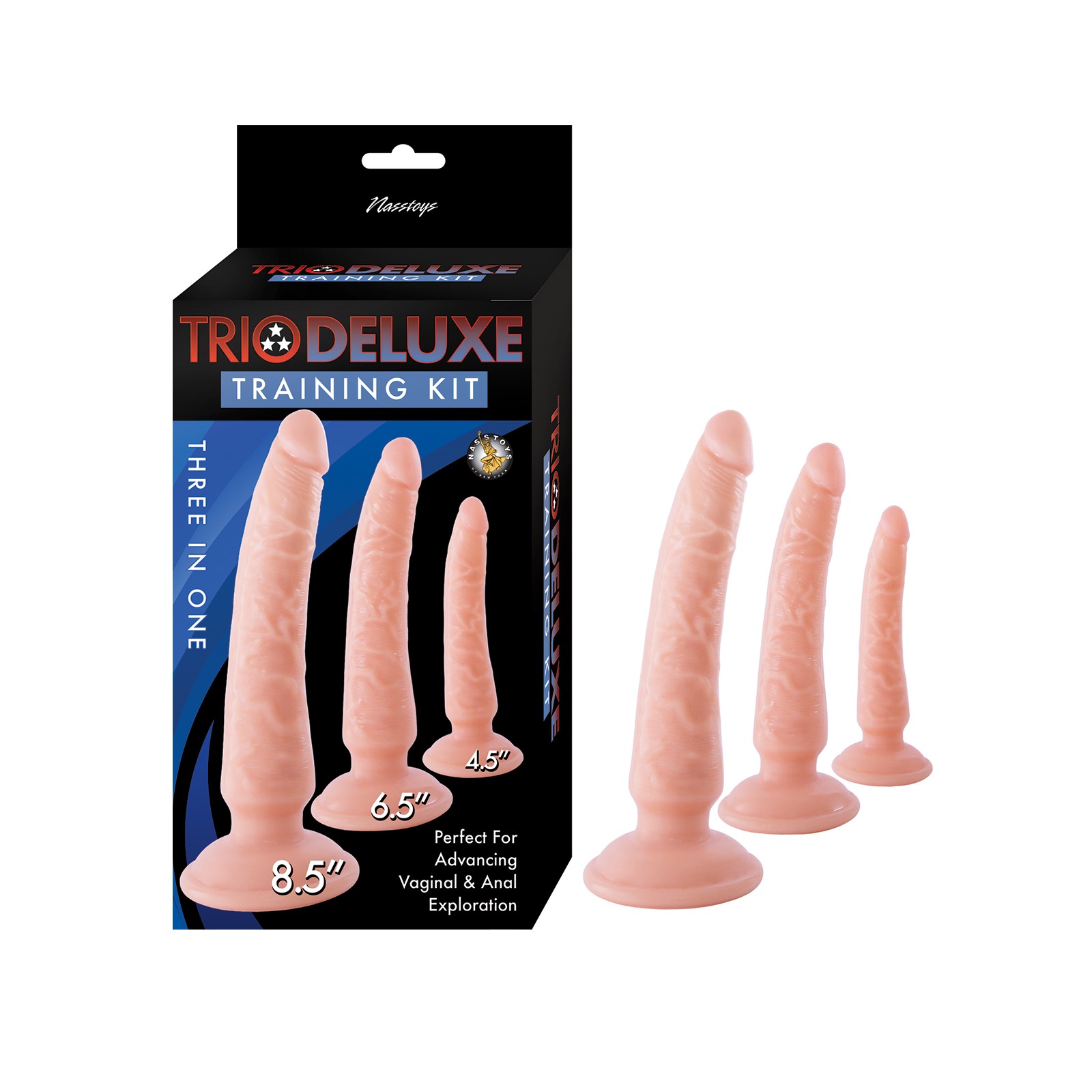 Trio Deluxe Dildo Training Kit Set of 3