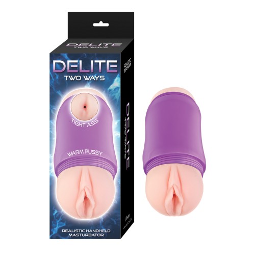 Delite Two-Ways Vagina & Ass Masturbator - Ultimate Pleasure