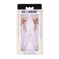 Sex & Mischief Peaches n' CreaMe Nipple Clamps