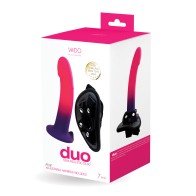 VeDO Dual Silicone Dildo with Harness