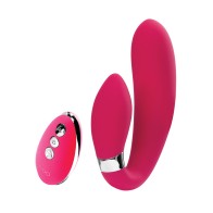 VeDO Jeni Dual Motor Vibe with Remote - Pink