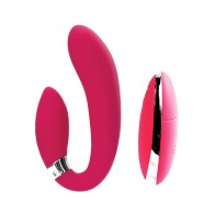 VeDO Jeni Dual Motor Vibe with Remote - Pink