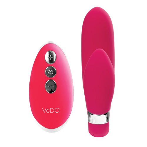 VeDO Jeni Dual Motor Vibe with Remote - Pink