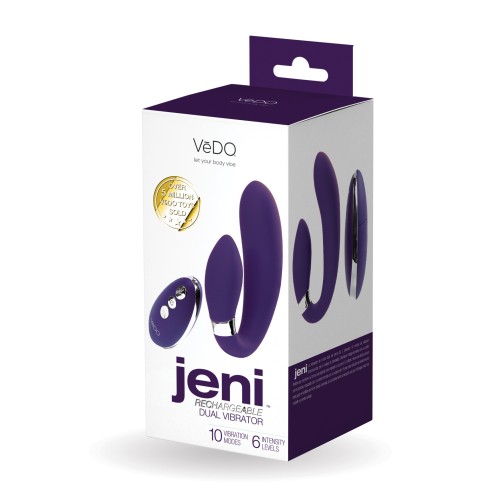 VeDO Jeni Vibrador Dual Motor con Control Remoto