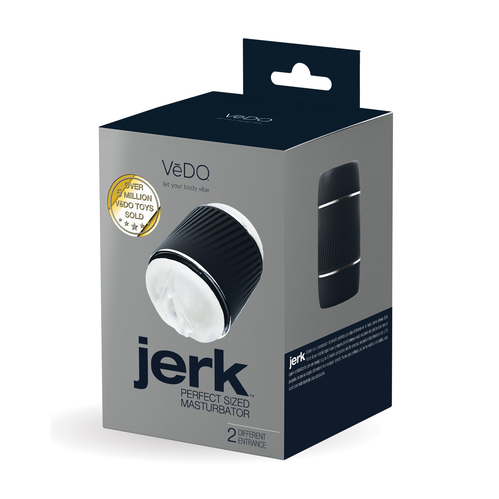 VeDO Jerk Stroker Black Clear