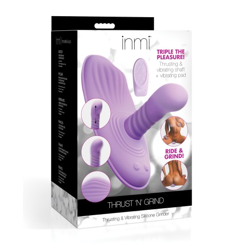 Inmi Thrust N' Grind Grinder Silicona Vibrante Morado