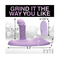 Inmi Thrust N' Grind Thrusting Vibrating Grinder Purple