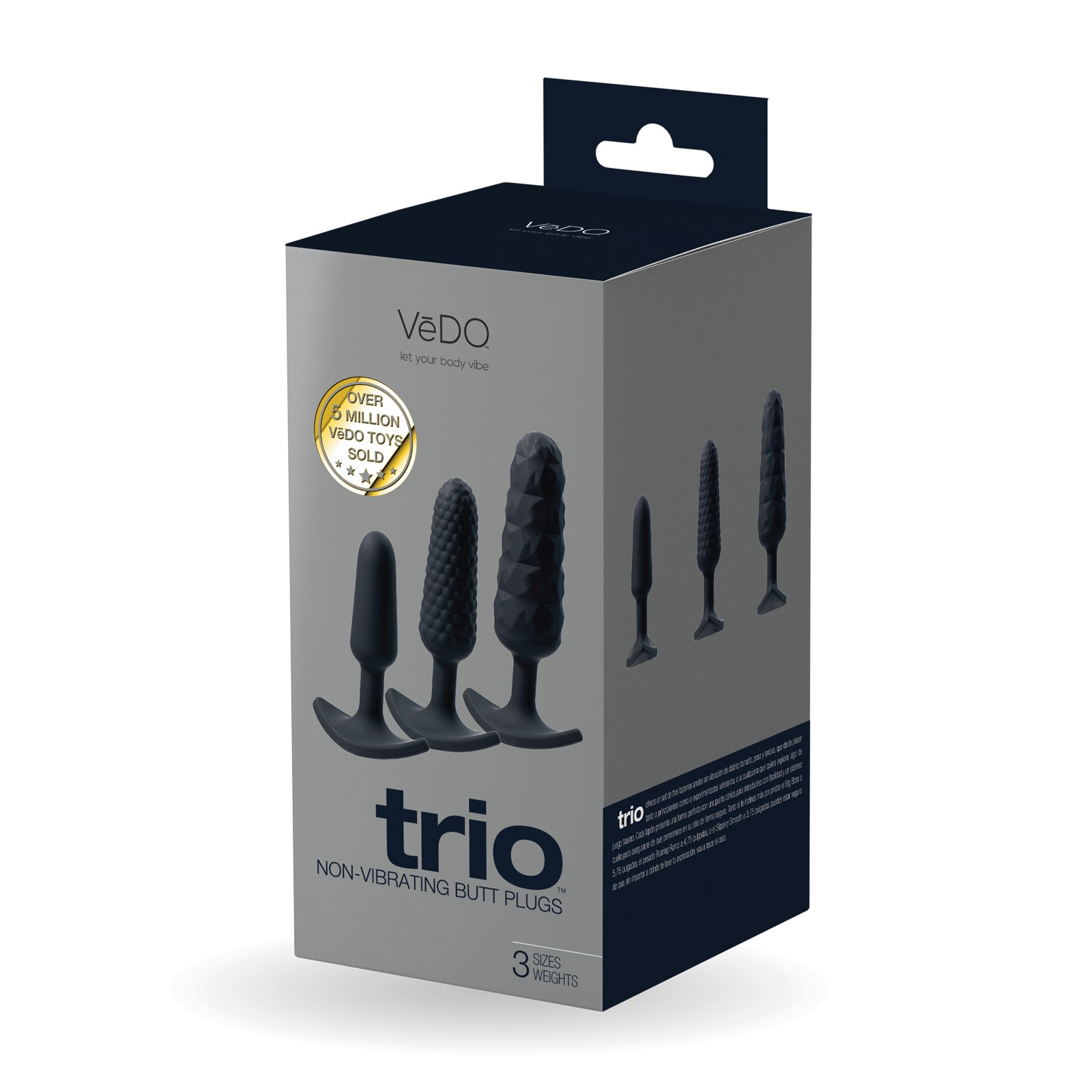 VeDO Trio Anal Plug Set for Exploration