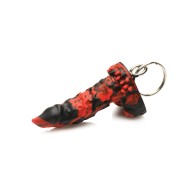 Creature Cocks Fire Demon Keychain - Red/Black