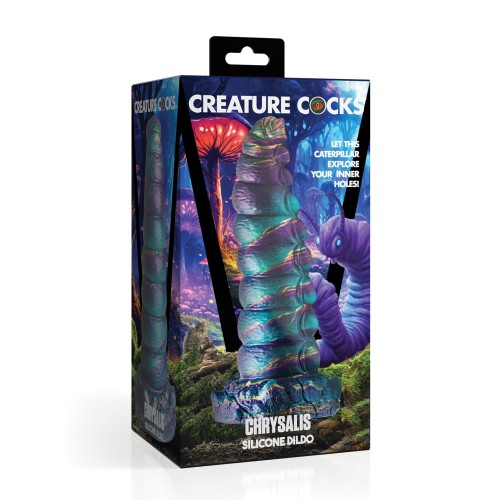 Creature Cocks Chrysalis Silicone Dildo - Multi Colors