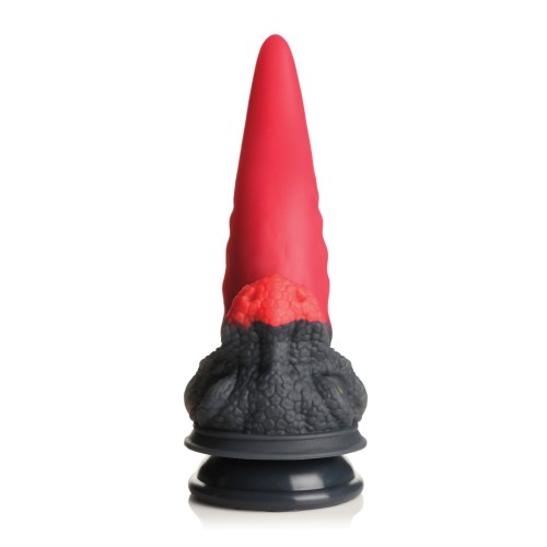 Creature Cocks Dragon Roar Silicone Dildo Red/Black