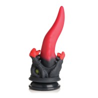 Creature Cocks Dragon Roar Silicone Dildo Red/Black