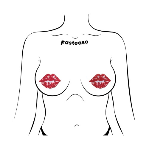 Pastease Premium Sparkle Kissing Lips - Seductive Pasties