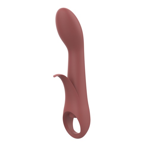 Vibrador Dúo para Punto G NUDE Sierra Durazno - Placer Recargable