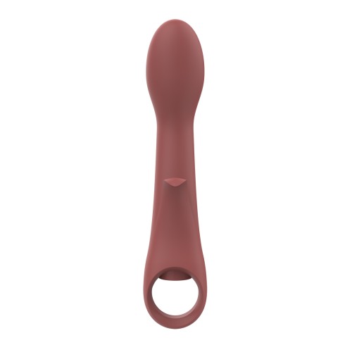 Vibrador Dúo para Punto G NUDE Sierra Durazno - Placer Recargable