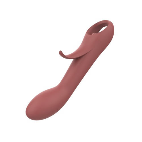 NUDE Sierra G-Spot Duo Vibrator Peach - Rechargeable Pleasure