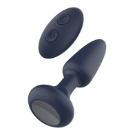 Plug Anal Venus Rotatorio con Control Remoto - Negro