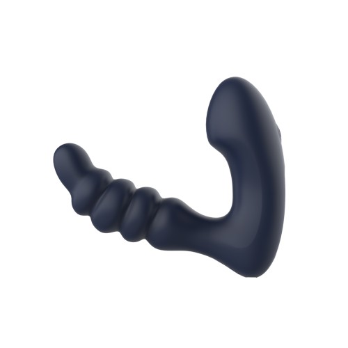 Star Troopers Voyager Beaded Prostate Massager - Black