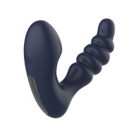 Star Troopers Voyager Beaded Prostate Massager - Black