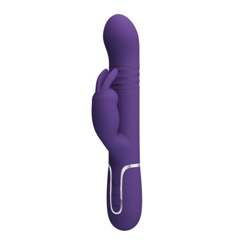 Conejito Vibrador con Empuje Pretty Love Twinkled Tenderness Morado