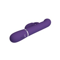 Conejito Vibrador con Empuje Pretty Love Twinkled Tenderness Morado