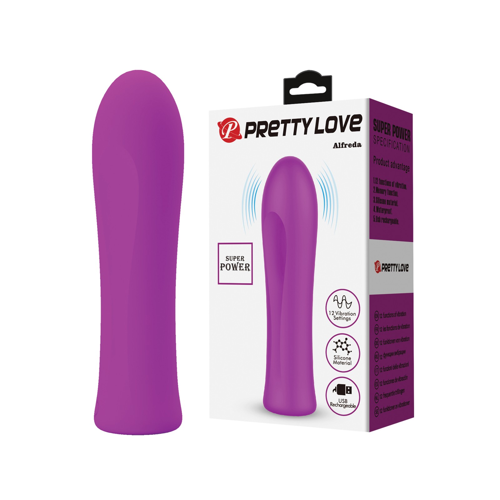 Pretty Love Super Power Alfreda Bullet Fuchsia