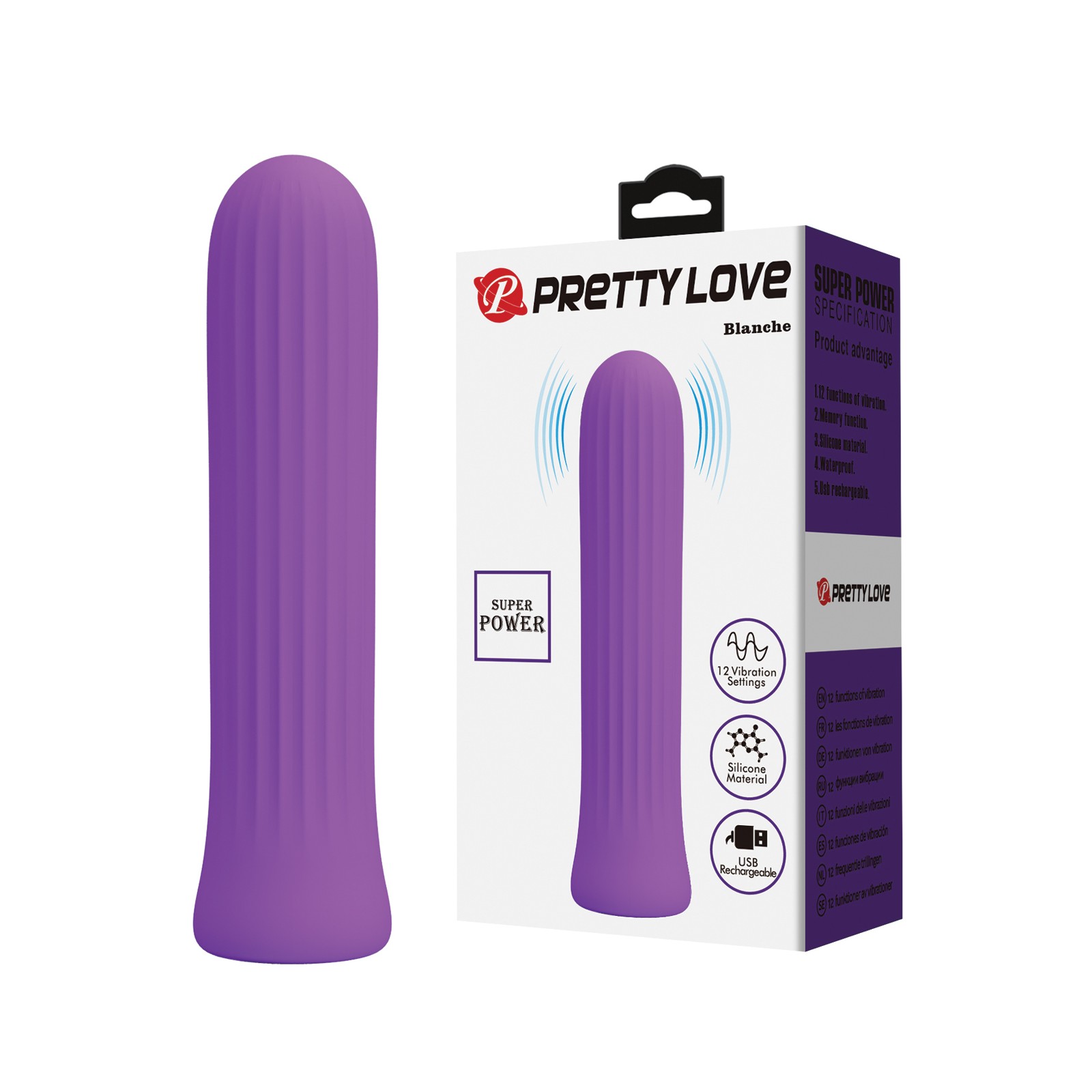 Pretty Love Super Power Bullet Purple