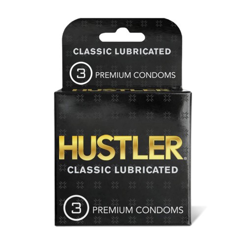 Hustler Premium Lubricated Condoms Pack of 3