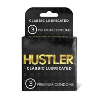 Condomes Premium Lubricados Hustler Paquete de 3