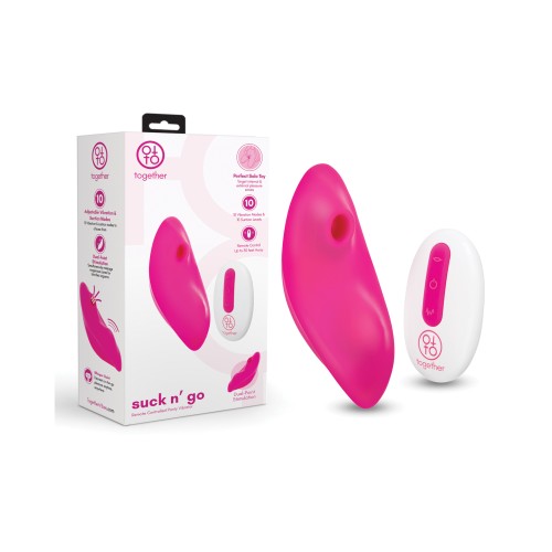 Remote Controlled Panty Vibrator Suck N' Go