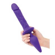 Together Double Pleasure 11 Inch Dildo Purple