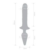 Dildo Doble Placer de 11 Pulgadas Púrpura