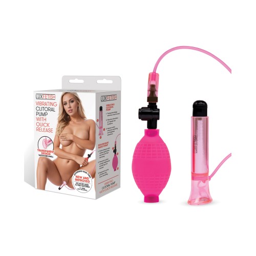 Lux Fetish Vibrating Clitoral Pump for Enhanced Intimacy