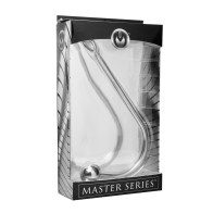 Master Series El Gancho Anal de Acero Inoxidable