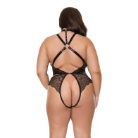 Crotchless Teddy with Tassels for Sensual Nights