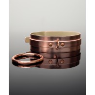 Pleasure Collection Adjustable Collar - Rose Gold